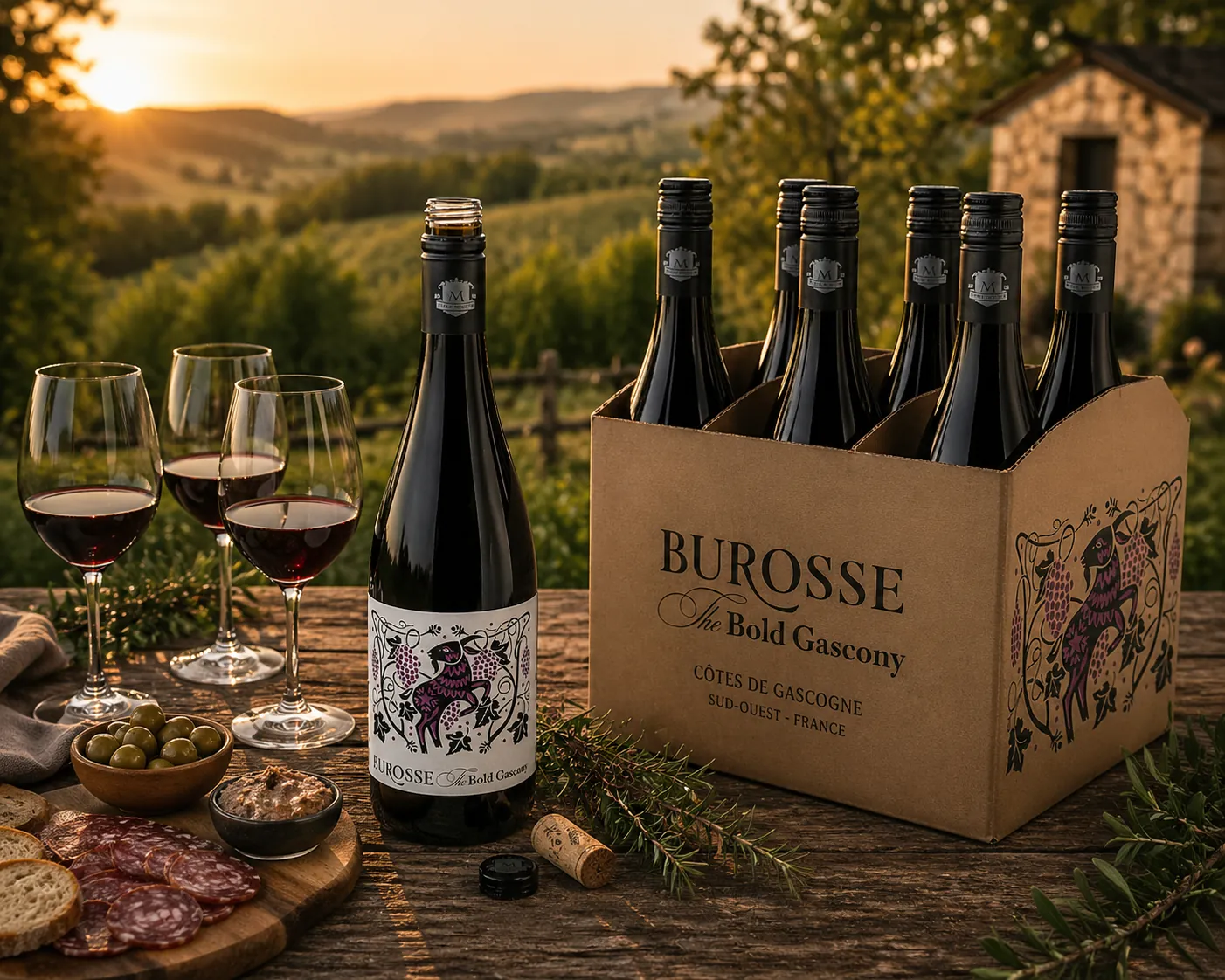 Burosse "The Bold Balcony" — Rouge Burosse "The Bold Balcony" — Rouge